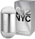 212 Carolina Herrera Eau de Toilette for Women 3.4 Ounce Perfume