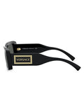 Versace Woman Sunglasses Black Frame, Dark Grey Lenses, 52MM (Authentic)