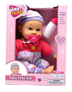 Baby Bella Play Right Doll in Box Violet Pants 12 Inch DUBS edition