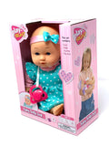 Baby Bella Play Right Doll in Box / Green Dress 12 Inch