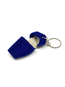 Andean Sandal (Alpargata) Key Chain  (Blue)