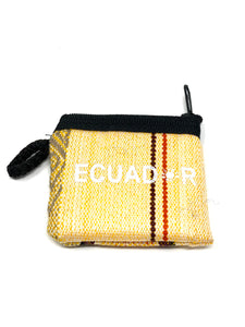 Coin Pouch Ecuadorian Design (Beige)